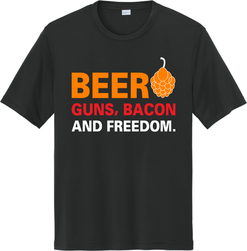 Beer, Guns, Bacon and Freedom - Black