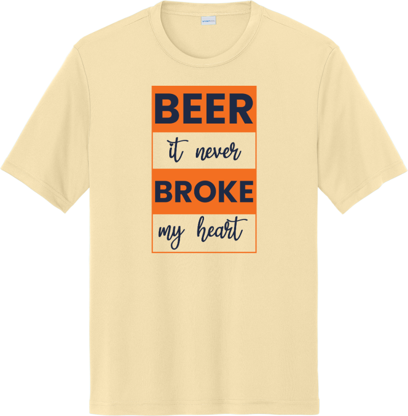 Beer Never Broke My Heart Tee - Sand
