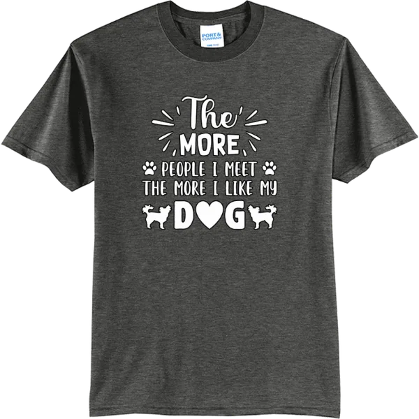 The More I Like My Dog - Black Heather