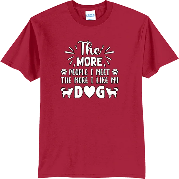 The More I Like My Dog - Red